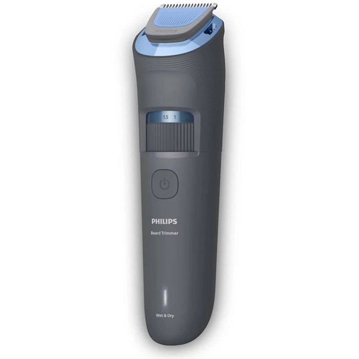Philips Beard Trimmer Serie 3000 BT3617/15, 20 posiciones de longitud, Azul oscuro